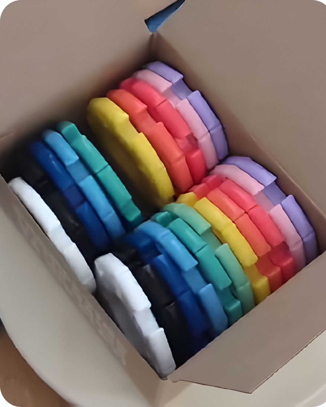 Renkli Silikon Yüzükler